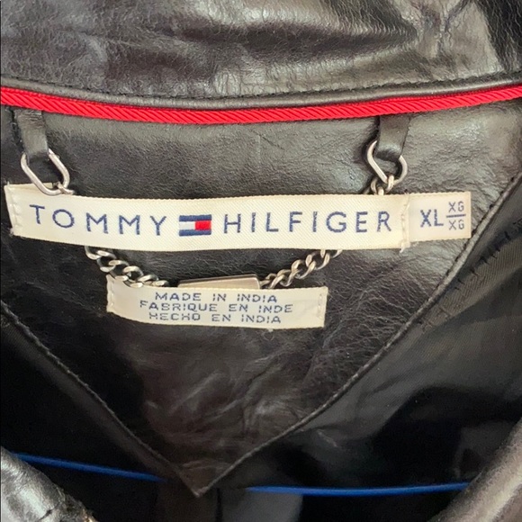 Leather Jacket Tommy Hilfiger xl - Picture 2 of 9
